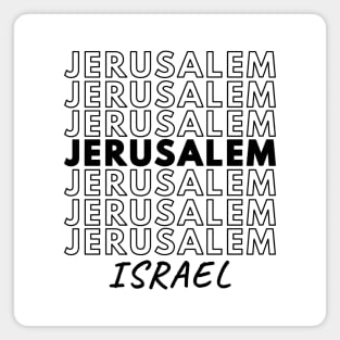 Jerusalem Israel Magnet